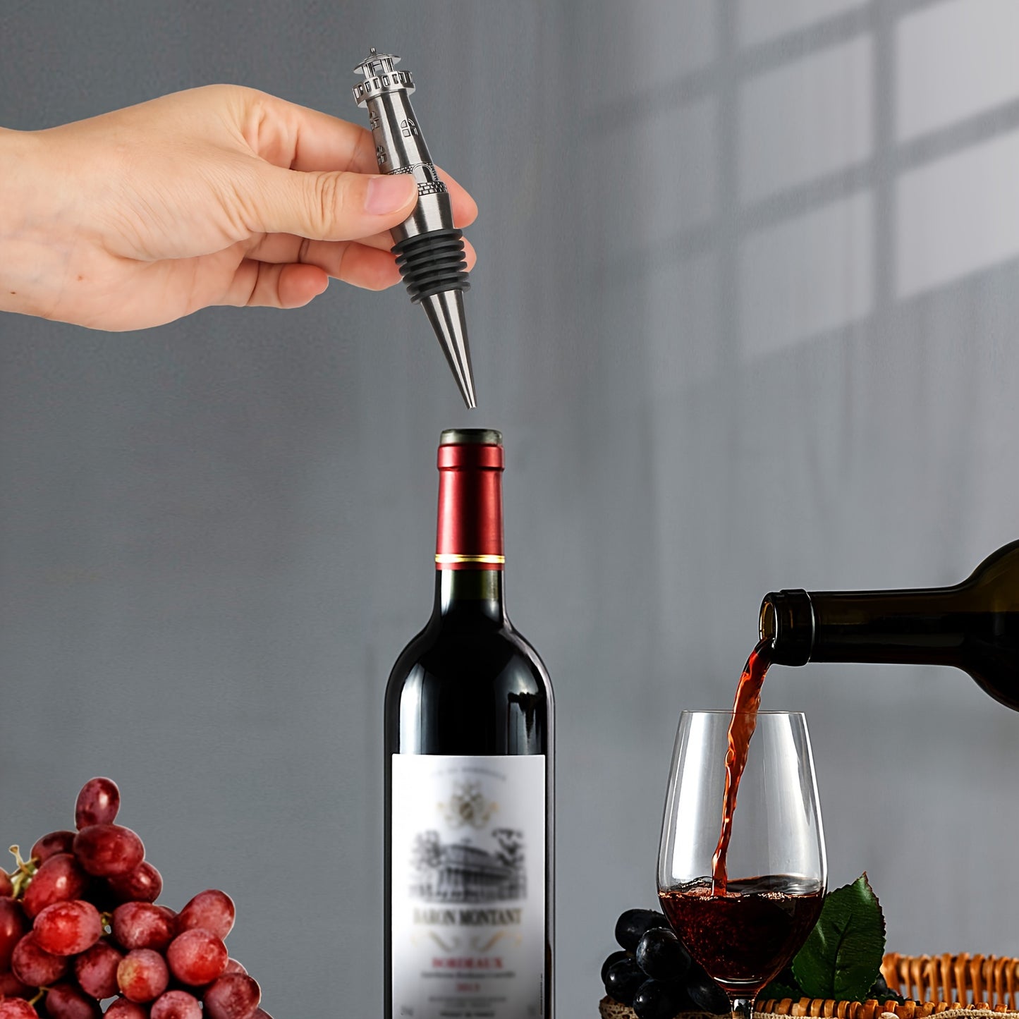 LEUCHTTURM WINE STOPPER with gift box